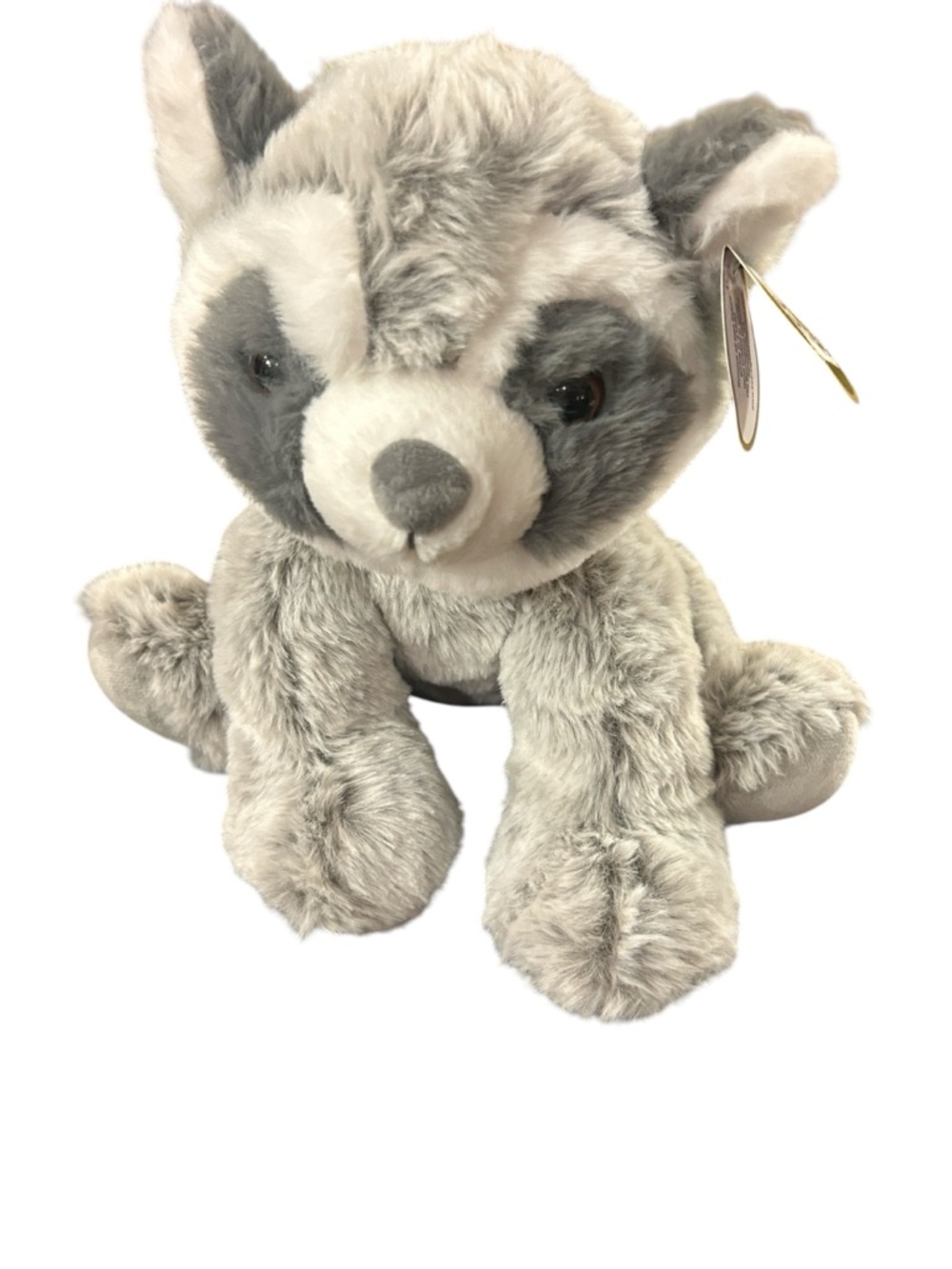 Bearington Ringo Stuffed Racoon plush New 10 inch posable plushie gift realistic